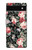 W2727 Vintage Rose Pattern Funda Carcasa Case y Caso Del Tirón Funda para Google Pixel 6a