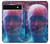 W3800 Digital Human Face Funda Carcasa Case y Caso Del Tirón Funda para Google Pixel 6a