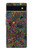 W3815 Psychedelic Art Funda Carcasa Case y Caso Del Tirón Funda para Google Pixel 6a