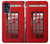 W0058 British Red Telephone Box Funda Carcasa Case y Caso Del Tirón Funda para Motorola Moto G (2022)