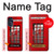 W0058 British Red Telephone Box Funda Carcasa Case y Caso Del Tirón Funda para Motorola Moto G (2022)