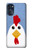 W3254 Chicken Cartoon Funda Carcasa Case y Caso Del Tirón Funda para Motorola Moto G (2022)