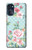 W3494 Vintage Rose Polka Dot Funda Carcasa Case y Caso Del Tirón Funda para Motorola Moto G (2022)