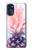 W3711 Pink Pineapple Funda Carcasa Case y Caso Del Tirón Funda para Motorola Moto G (2022)