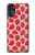 W3719 Strawberry Pattern Funda Carcasa Case y Caso Del Tirón Funda para Motorola Moto G (2022)