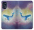 W3802 Dream Whale Pastel Fantasy Funda Carcasa Case y Caso Del Tirón Funda para Motorola Moto G (2022)