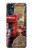 W3856 Vintage London British Funda Carcasa Case y Caso Del Tirón Funda para Motorola Moto G (2022)