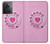 W2847 Pink Retro Rotary Phone Funda Carcasa Case y Caso Del Tirón Funda para OnePlus Ace