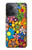W3281 Colorful Hippie Flowers Pattern Funda Carcasa Case y Caso Del Tirón Funda para OnePlus Ace
