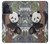 W3793 Cute Baby Panda Snow Painting Funda Carcasa Case y Caso Del Tirón Funda para OnePlus Ace