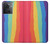 W3799 Cute Vertical Watercolor Rainbow Funda Carcasa Case y Caso Del Tirón Funda para OnePlus Ace