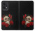 W3753 Dark Gothic Goth Skull Roses Funda Carcasa Case y Caso Del Tirón Funda para OnePlus Nord CE 2 Lite 5G