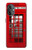 W0058 British Red Telephone Box Funda Carcasa Case y Caso Del Tirón Funda para OnePlus Nord N20 5G