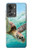 W1377 Ocean Sea Turtle Funda Carcasa Case y Caso Del Tirón Funda para OnePlus Nord 2T