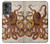 W2801 Vintage Octopus Funda Carcasa Case y Caso Del Tirón Funda para OnePlus Nord 2T