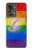 W2899 Rainbow LGBT Gay Pride Flag Funda Carcasa Case y Caso Del Tirón Funda para OnePlus Nord 2T