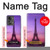 W3447 Eiffel Paris Sunset Funda Carcasa Case y Caso Del Tirón Funda para OnePlus Nord 2T