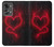 W3682 Devil Heart Funda Carcasa Case y Caso Del Tirón Funda para OnePlus Nord 2T