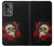 W3753 Dark Gothic Goth Skull Roses Funda Carcasa Case y Caso Del Tirón Funda para OnePlus Nord 2T