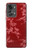 W3817 Red Floral Cherry blossom Pattern Funda Carcasa Case y Caso Del Tirón Funda para OnePlus Nord 2T