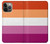 W3887 Lesbian Pride Flag Funda Carcasa Case y Caso Del Tirón Funda para iPhone 13 Pro