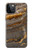 W3886 Gray Marble Rock Funda Carcasa Case y Caso Del Tirón Funda para iPhone 12, iPhone 12 Pro