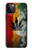 W3890 Reggae Rasta Flag Smoke Funda Carcasa Case y Caso Del Tirón Funda para iPhone 12 Pro Max