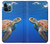 W3898 Sea Turtle Funda Carcasa Case y Caso Del Tirón Funda para iPhone 12 Pro Max