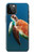 W3899 Sea Turtle Funda Carcasa Case y Caso Del Tirón Funda para iPhone 12 Pro Max