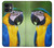 W3888 Macaw Face Bird Funda Carcasa Case y Caso Del Tirón Funda para iPhone 11
