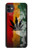 W3890 Reggae Rasta Flag Smoke Funda Carcasa Case y Caso Del Tirón Funda para iPhone 11