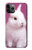 W3870 Cute Baby Bunny Funda Carcasa Case y Caso Del Tirón Funda para iPhone 11 Pro Max