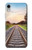 W3866 Railway Straight Train Track Funda Carcasa Case y Caso Del Tirón Funda para iPhone XR