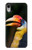 W3876 Colorful Hornbill Funda Carcasa Case y Caso Del Tirón Funda para iPhone XR