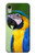 W3888 Macaw Face Bird Funda Carcasa Case y Caso Del Tirón Funda para iPhone XR