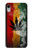 W3890 Reggae Rasta Flag Smoke Funda Carcasa Case y Caso Del Tirón Funda para iPhone XR