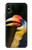 W3876 Colorful Hornbill Funda Carcasa Case y Caso Del Tirón Funda para iPhone X, iPhone XS