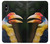 W3876 Colorful Hornbill Funda Carcasa Case y Caso Del Tirón Funda para iPhone X, iPhone XS