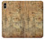 W3868 Aircraft Blueprint Old Paper Funda Carcasa Case y Caso Del Tirón Funda para iPhone XS Max