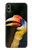 W3876 Colorful Hornbill Funda Carcasa Case y Caso Del Tirón Funda para iPhone XS Max