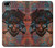 W3895 Pirate Skull Metal Funda Carcasa Case y Caso Del Tirón Funda para iPhone 5 5S SE