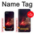 W3897 Red Nebula Space Funda Carcasa Case y Caso Del Tirón Funda para iPhone 5 5S SE