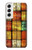 W3861 Colorful Container Block Funda Carcasa Case y Caso Del Tirón Funda para Samsung Galaxy S22