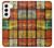 W3861 Colorful Container Block Funda Carcasa Case y Caso Del Tirón Funda para Samsung Galaxy S22