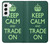 W3862 Keep Calm and Trade On Funda Carcasa Case y Caso Del Tirón Funda para Samsung Galaxy S22