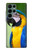 W3888 Macaw Face Bird Funda Carcasa Case y Caso Del Tirón Funda para Samsung Galaxy S22 Ultra