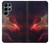 W3897 Red Nebula Space Funda Carcasa Case y Caso Del Tirón Funda para Samsung Galaxy S22 Ultra