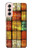 W3861 Colorful Container Block Funda Carcasa Case y Caso Del Tirón Funda para Samsung Galaxy S21 5G