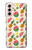 W3883 Fruit Pattern Funda Carcasa Case y Caso Del Tirón Funda para Samsung Galaxy S21 5G