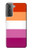 W3887 Lesbian Pride Flag Funda Carcasa Case y Caso Del Tirón Funda para Samsung Galaxy S21 Plus 5G, Galaxy S21+ 5G